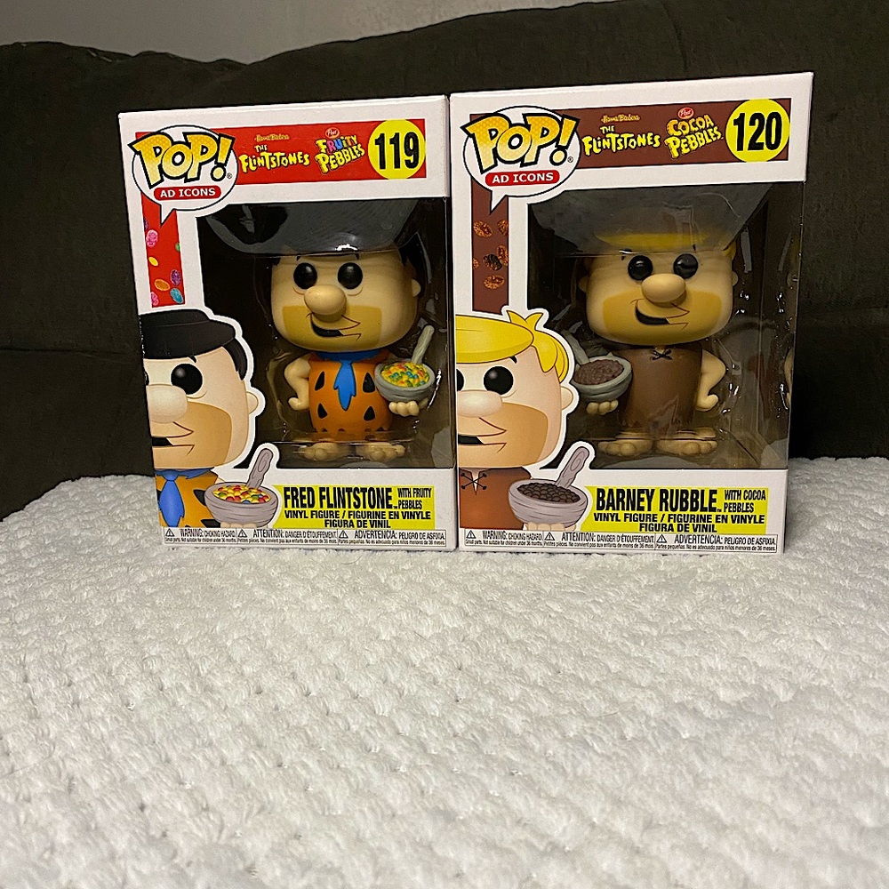 Fred Flinstone and Barney Rubble ad icons
